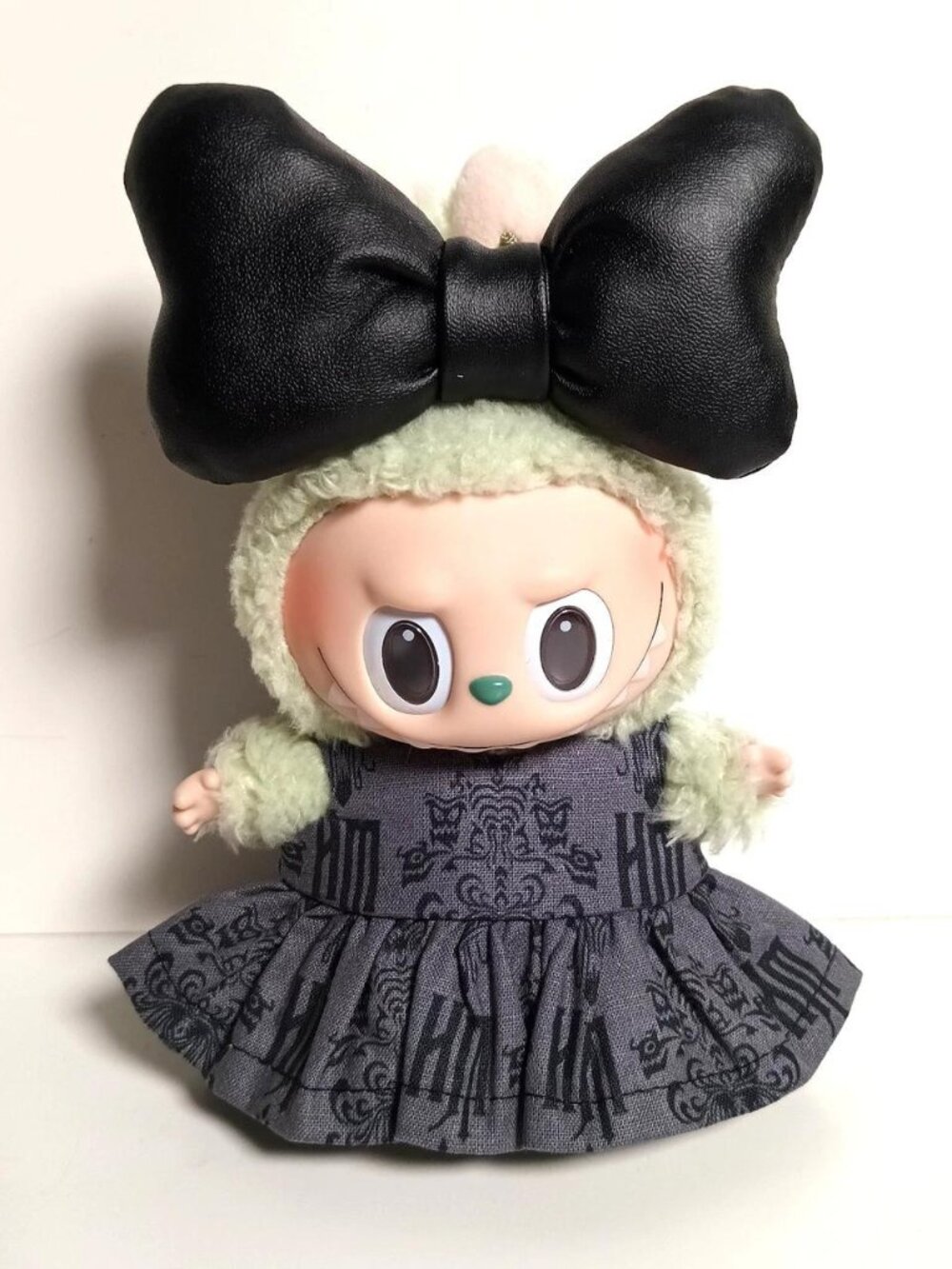 Haunted Mansion Disney Inspired Dress and Oversized Bow Made to fit Labubu